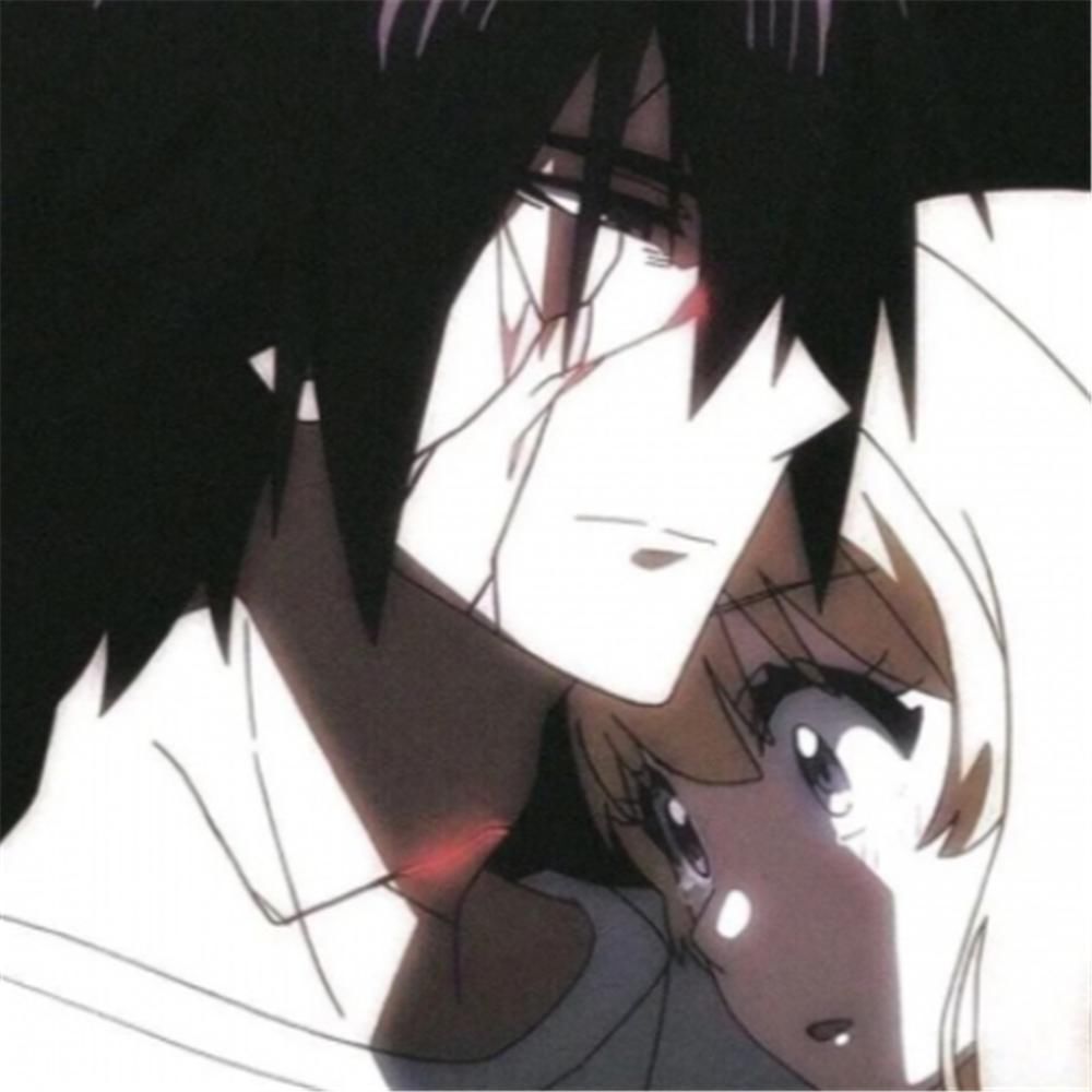  下辈子|唯美·天真·动漫情侣头像： 这辈子我放过你了，下辈子记得带我回家