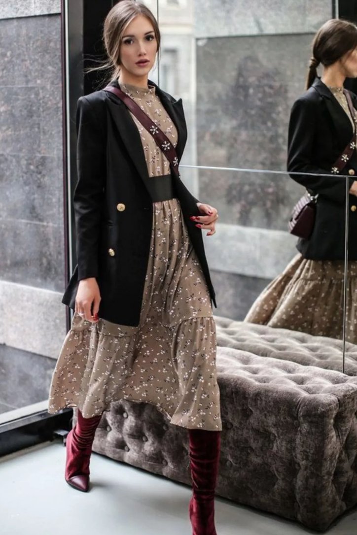 好看|今秋西装外套火了,这么穿好看又高级,时髦炸了