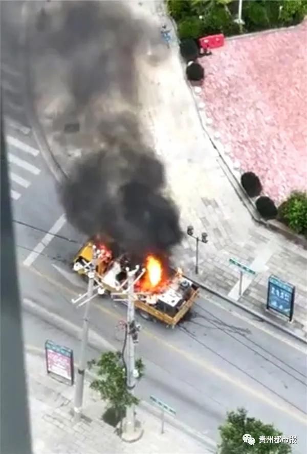  消防|一辆拉着6个煤气罐的车着火了！消防迅速扑灭