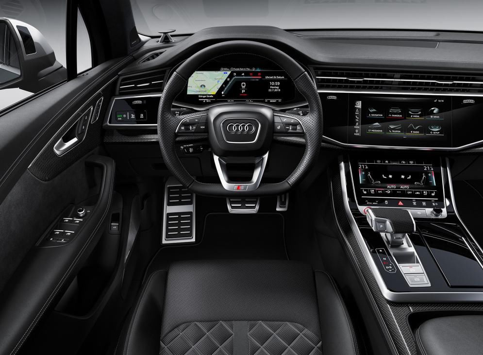 比途|奥迪新将SQ7来袭,4.0T+8AT,搭四驱,比途锐出色,零百4.8S