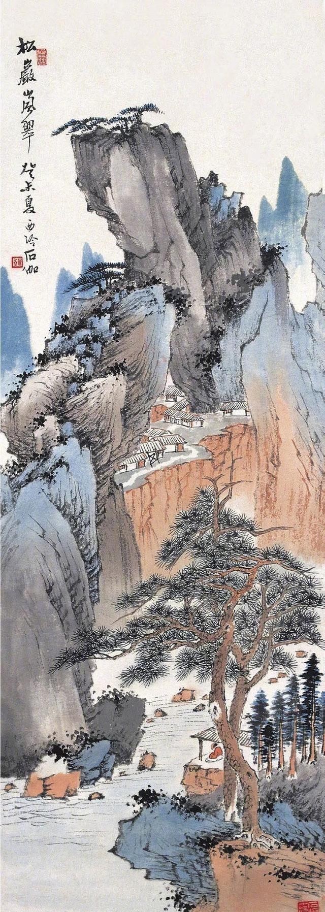 申石|申石伽山水:融通南北,笔墨精到