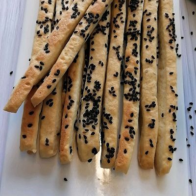 黑芝麻|香脆黑芝麻面包条