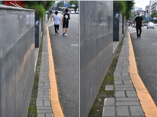 成都|民情热线|成都这人行道仅30厘米宽，行人：不好下脚