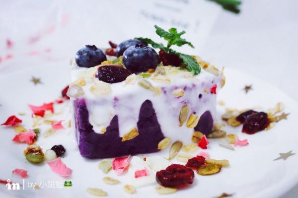 燕麦|紫薯泥酸奶燕麦塔