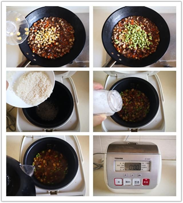 香菇|教你一道家常焖饭的美味做法,有肉有菜又有饭,好吃到一粒米不剩