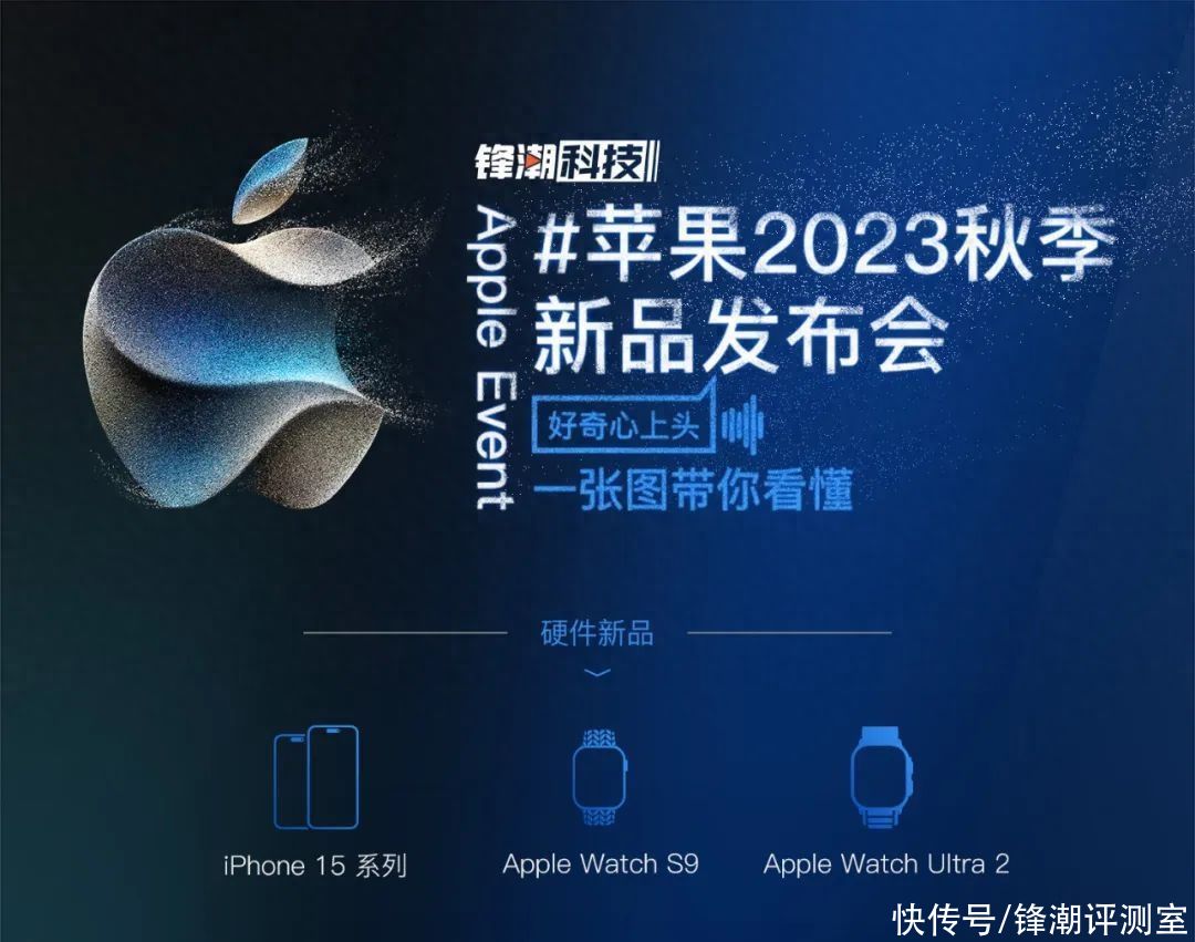 一张图带你看懂苹果2023秋季发布会