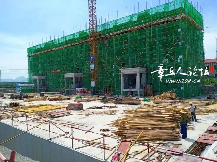 板钢筋绑扎完成|章丘安置房建设最新进展?（7月24日）