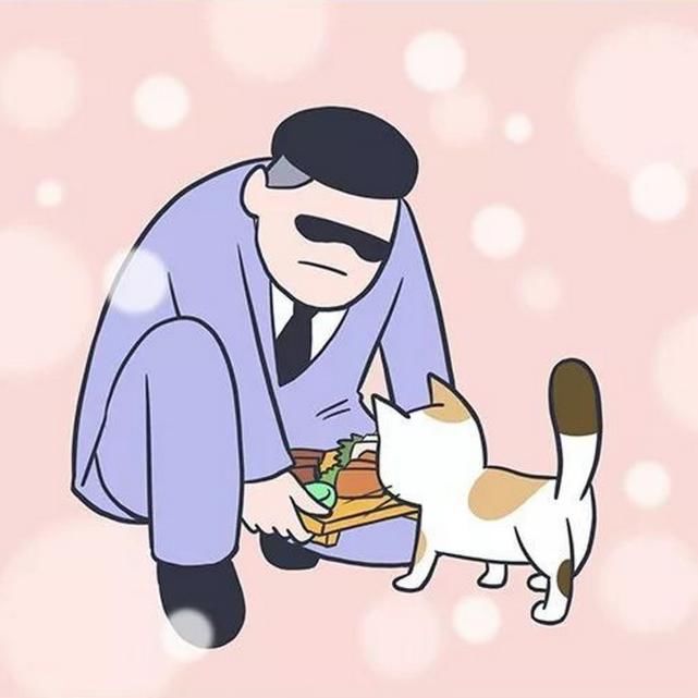  生鱼片|奇趣漫画：土豪在寿司店遇到猫咪，准备顶级的生鱼片招待它