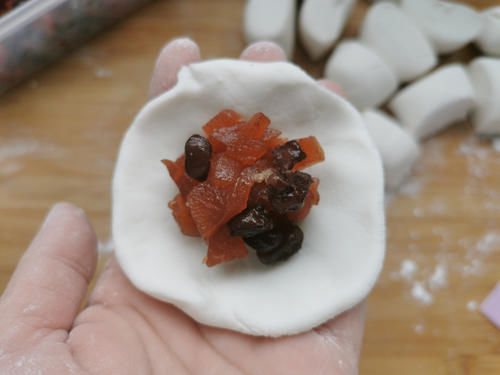  蜜红豆|比糖糕还好吃的糯米饼，不发面不醒面，酸甜开胃，一口平底锅搞定