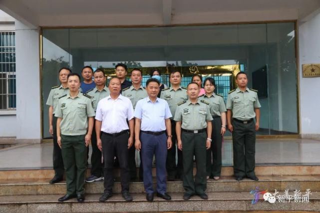  官兵|普光照看望慰问县人武部官兵