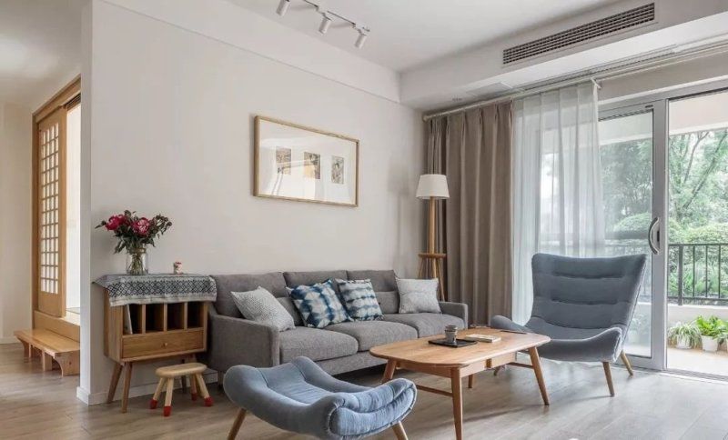 全屋|100平米、日式风,全屋温馨自在,还有一种摩登的美感