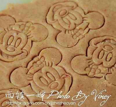  饼干|双色米奇卡通饼干