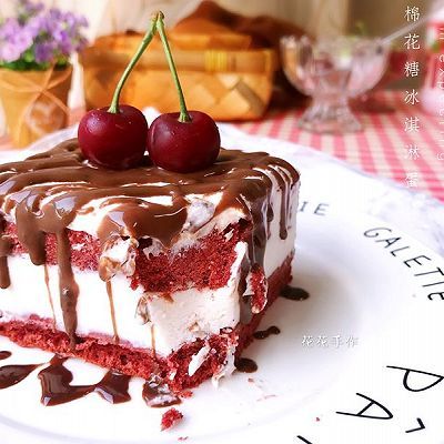  酸奶|棉花糖酸奶冰淇淋蛋糕