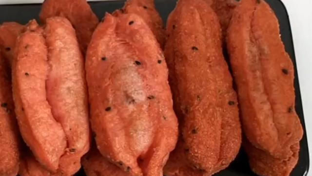  大锅|吃剩的火龙果皮别扔掉，加1碗面粉，不蒸不烙，5分钟做1大锅，香