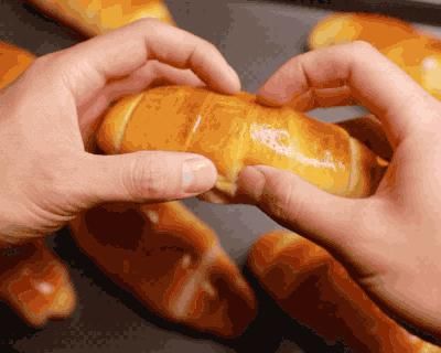 网红|日式海盐可颂(咸可颂)-无需开酥,零失误的网红面包