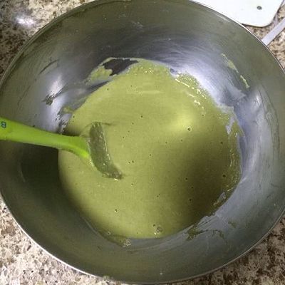 蛋糕|抹茶豆渣戚风蛋糕