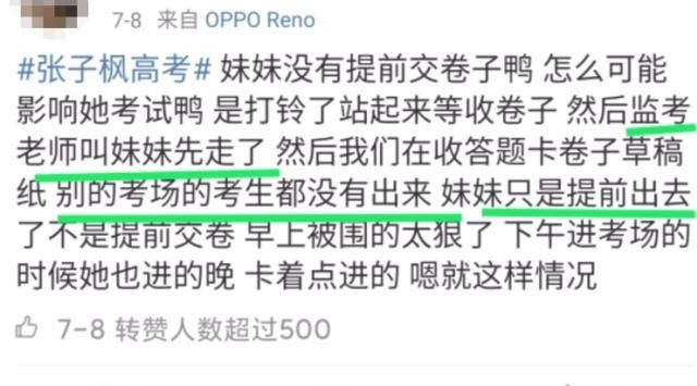 高考|高考文化课391分，立过学霸人设的张子枫果然被嘲了