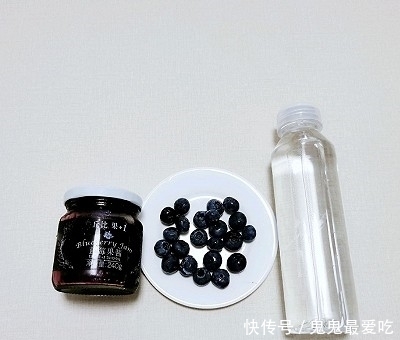  夏日|#夏日消暑，非它莫属#蓝莓苏打水