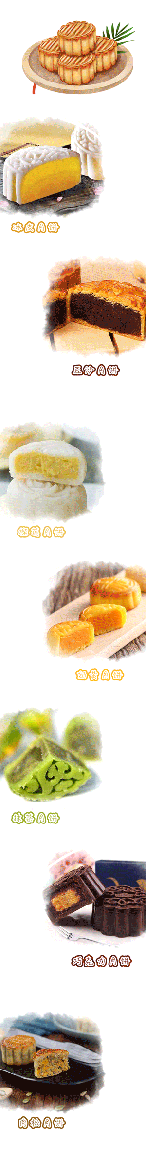 中秋月饼|中秋月饼图鉴,有没有一款戳中你