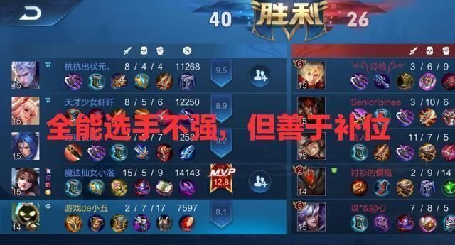  全能|王者荣耀：单论上分，全能选手对比本命高手，谁在速度上更胜一筹