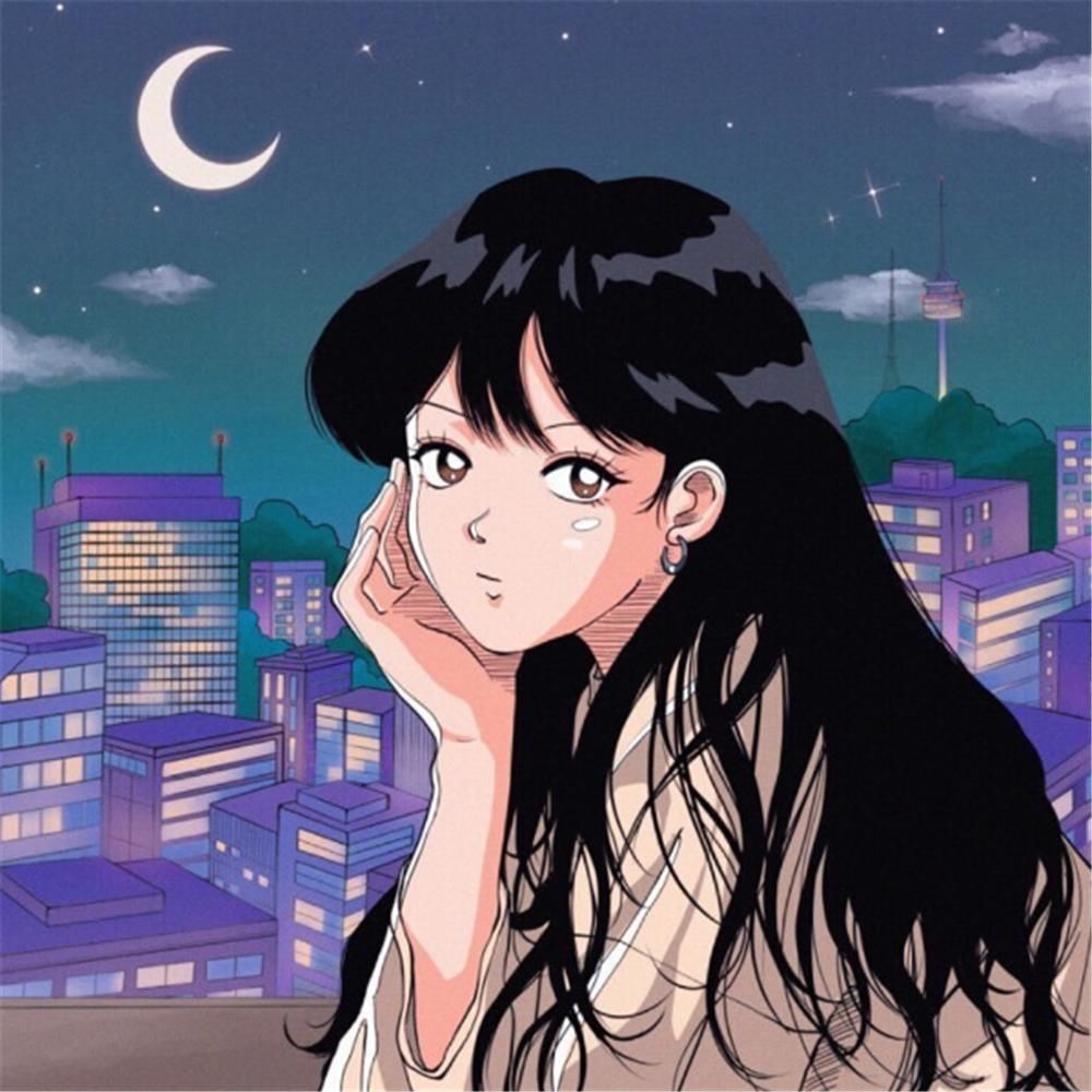 而过|甜丧·低糖·动漫头像:你携水而过,并不代表拥有这条星河