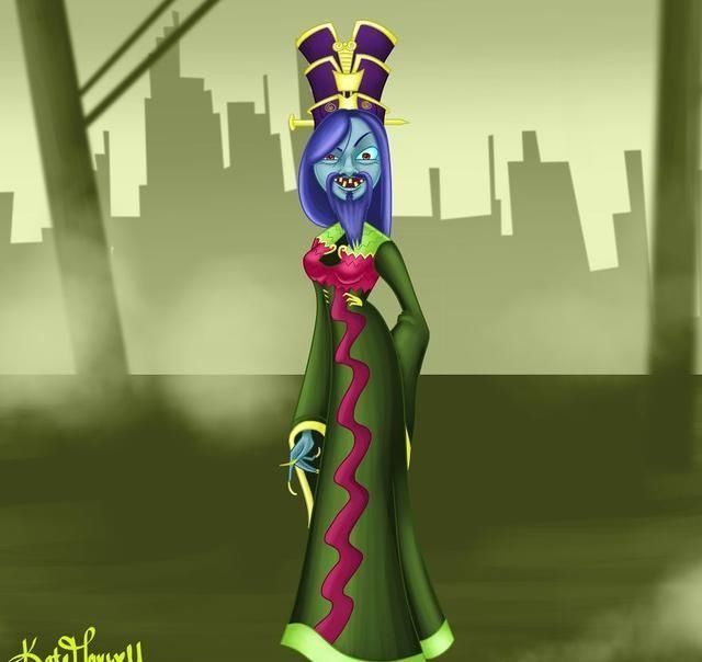  迪士尼|迪士尼公主变成恐怖“怪物”，丧尸让人害怕，吸血鬼画风妖娆！