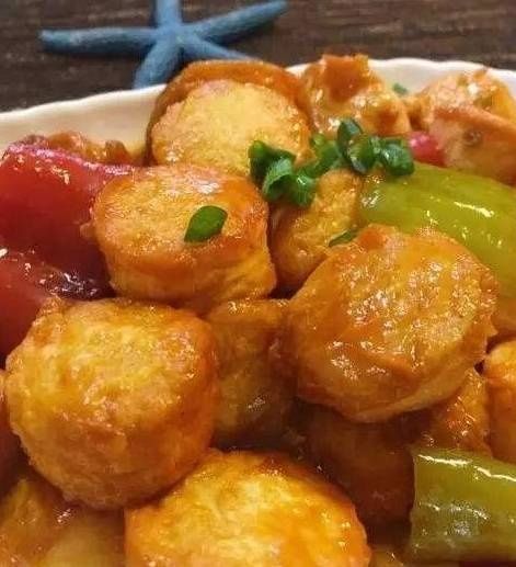 表面|酸甜鸡蛋豆腐, 要让酱汁裹在豆腐表面