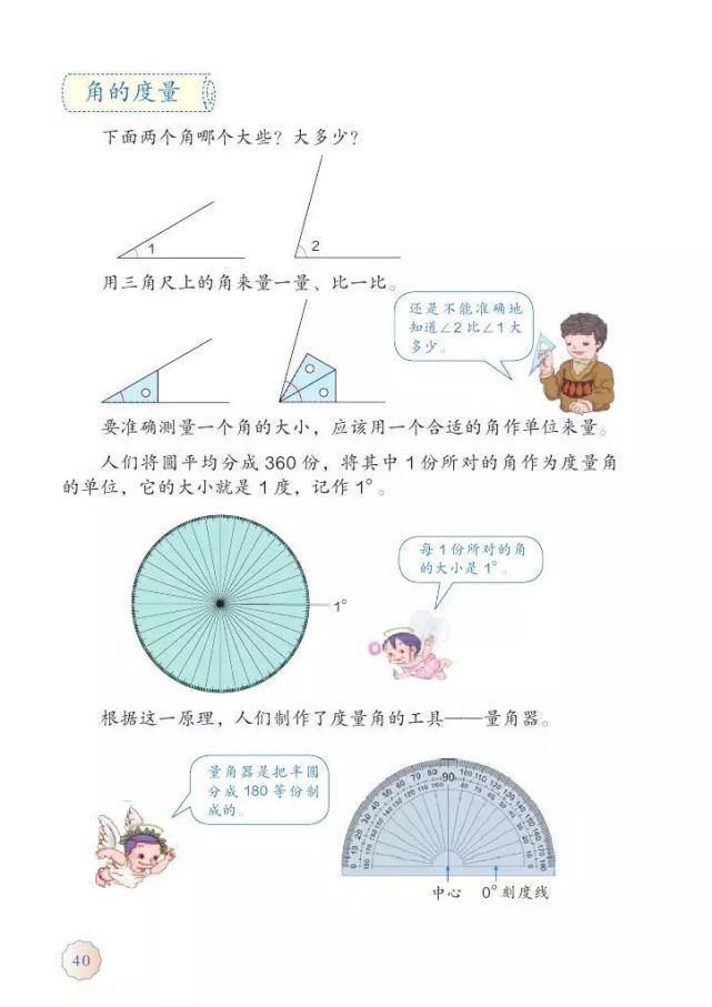 电子版|2020秋人教版四年级数学（上册）教材高清电子版及知识要点