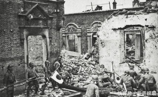战场|淞沪会战闸北战场老照片,这里95%以上建筑都被日寇摧毁