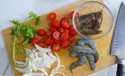  番茄|鲜虾番茄意大利面