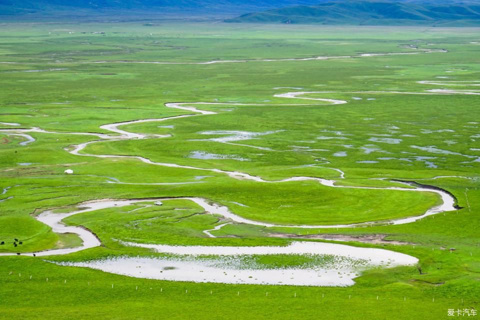  穿越|【黑黑哥游记】邂逅大美阿万仓湿地，迭山穿越爆胎惊魂