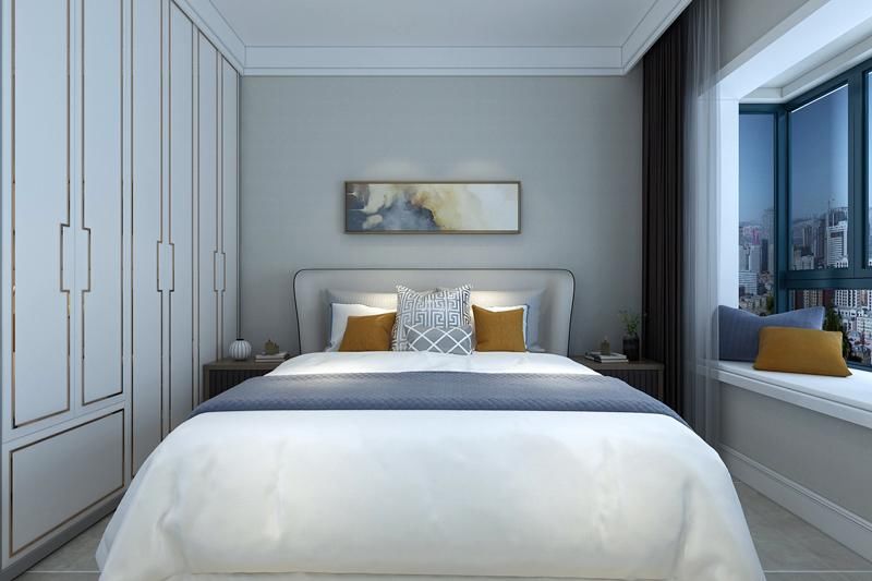 空间|113平米三居室设计说明,4万元装修的现代风格有什么效果?