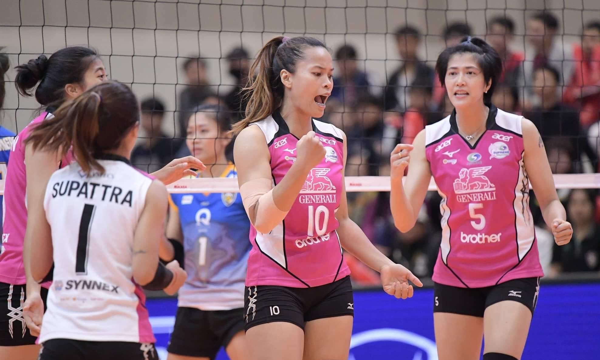  企鹅|泰国女排联赛重燃战火，四强决赛精彩呈现，企鹅体育看直播！