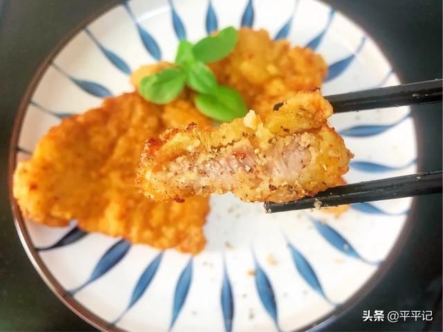  好吃|香酥猪排不用排队买，在家30分钟搞定，外脆里嫩，超好吃