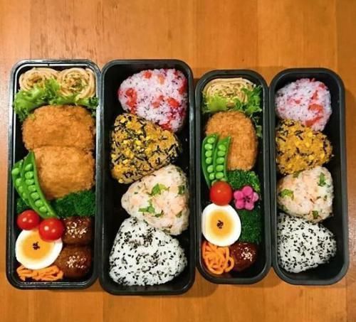 海苔饭团|日本一对兄妹的便当,吸引3万人围观,强迫症表示看起来好爽