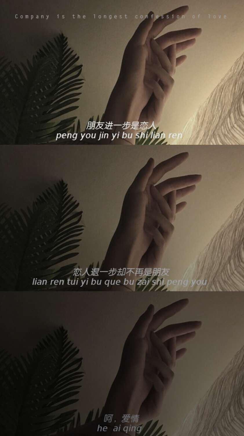  壁纸|手控壁纸！文字壁纸！