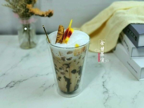  咖啡机|代餐巧搭配，有饼干水果，牛奶和咖啡，味好料多这杯管饱