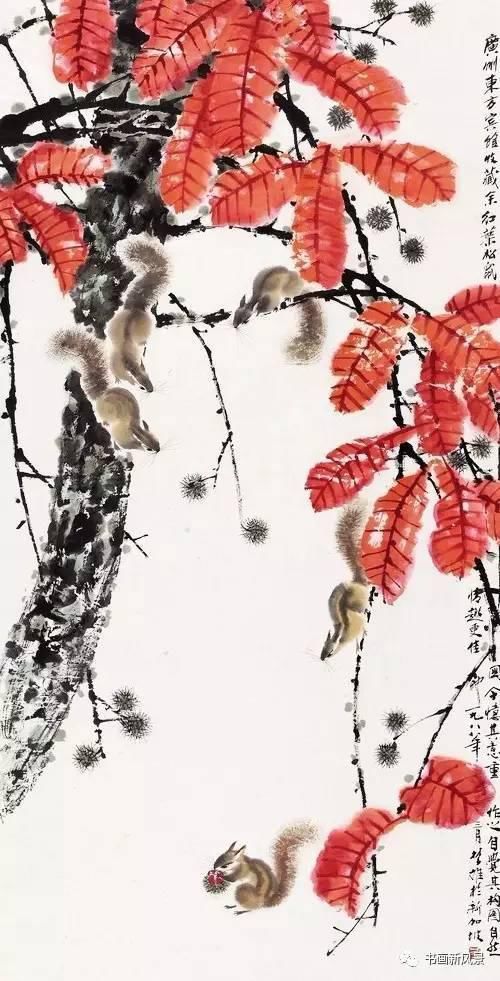  松鼠|看他画的小松鼠，绝对是一种享受！