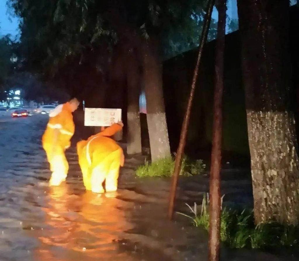 道路积水|山东多地暴雨！潍坊昨晚这里下的最大