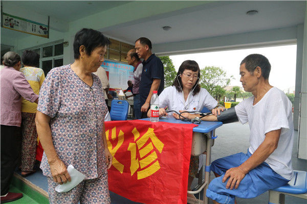 合肥市|合肥市八院：开展党员医疗队防灾义诊 防汛一线显担当