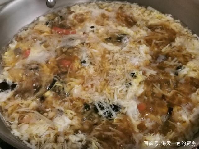 初秋|初秋,我家不喝粥,爱喝这汤,酸辣够味儿,每次煮了没剩过!