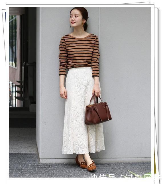 秋季|秋季蕾丝半身裙怎么搭?5种常用颜色30种流行搭配,穿出淑女风