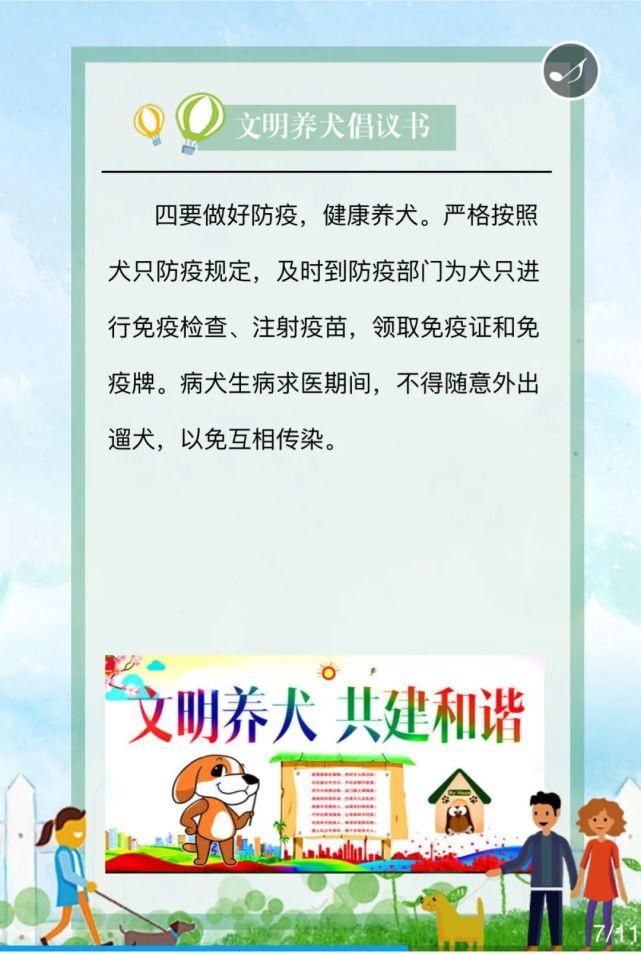 重点管理区内|文明之忻丨文明养犬 从我做起