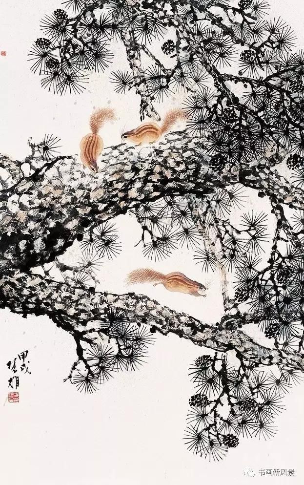  松鼠|看他画的小松鼠，绝对是一种享受！