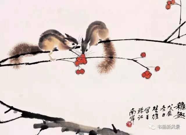  松鼠|看他画的小松鼠，绝对是一种享受！