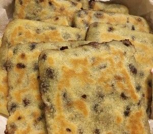  红豆|用自制的蜜红豆做的红豆饼