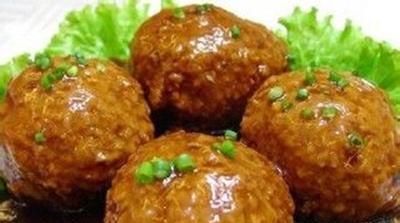  色香味|经典鲁菜之，四喜丸子，色香味俱佳，让人垂涎欲滴