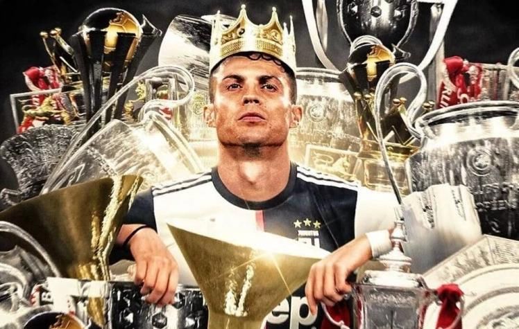  拿到|C罗太低调了，站人群角落庆祝！冠军拿到手软，35岁已看淡一切