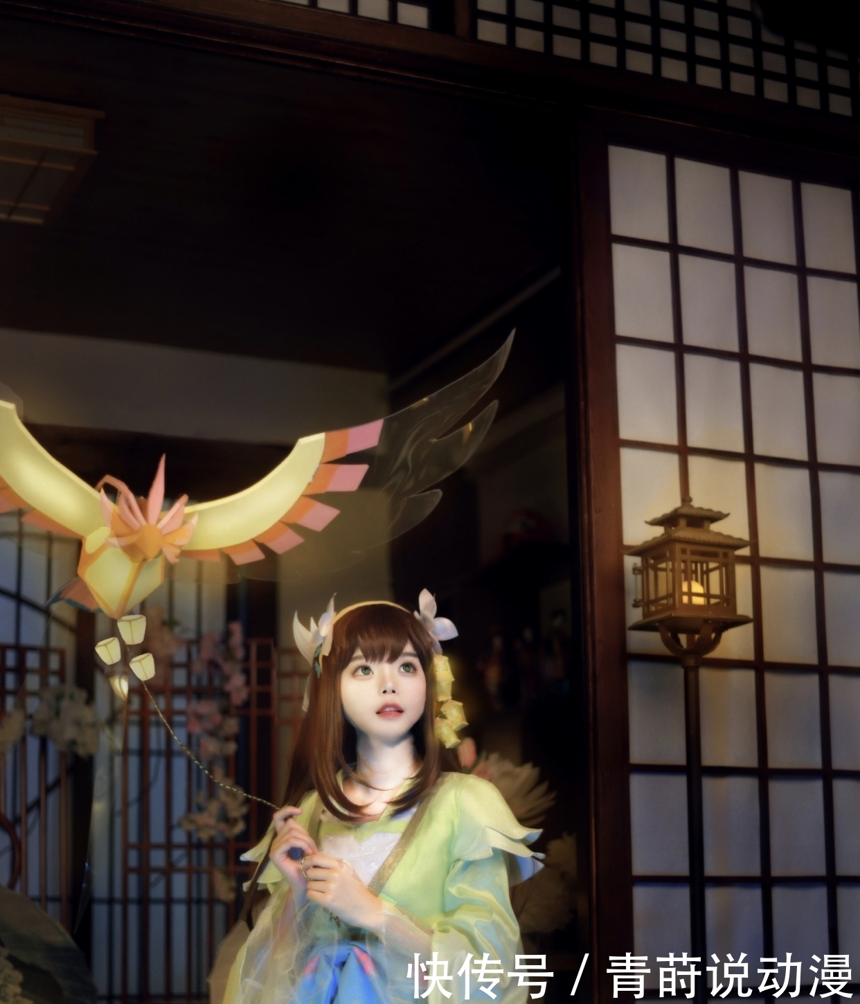 皮肤|Cosplay娜可露露晚萤皮肤,实在是太像了,完完全全就是一样的