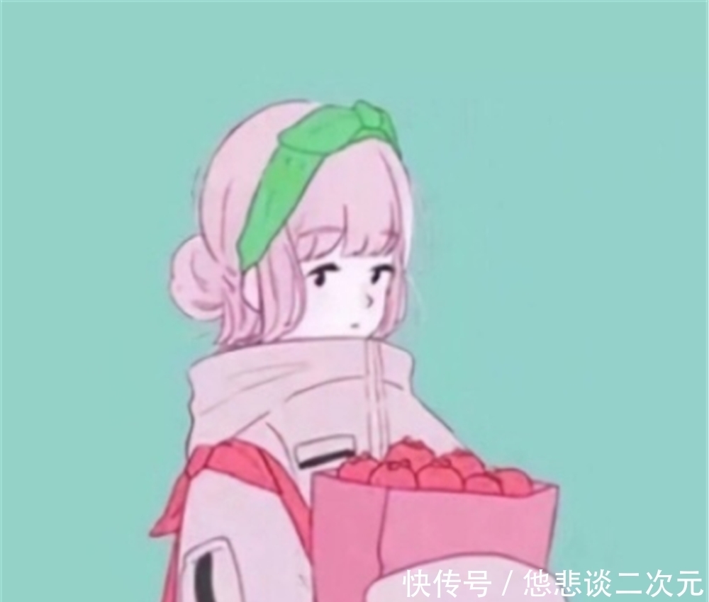 终于|低糖·俏皮·动漫情侣头像:我终于满眼泪水地说,没他我不行